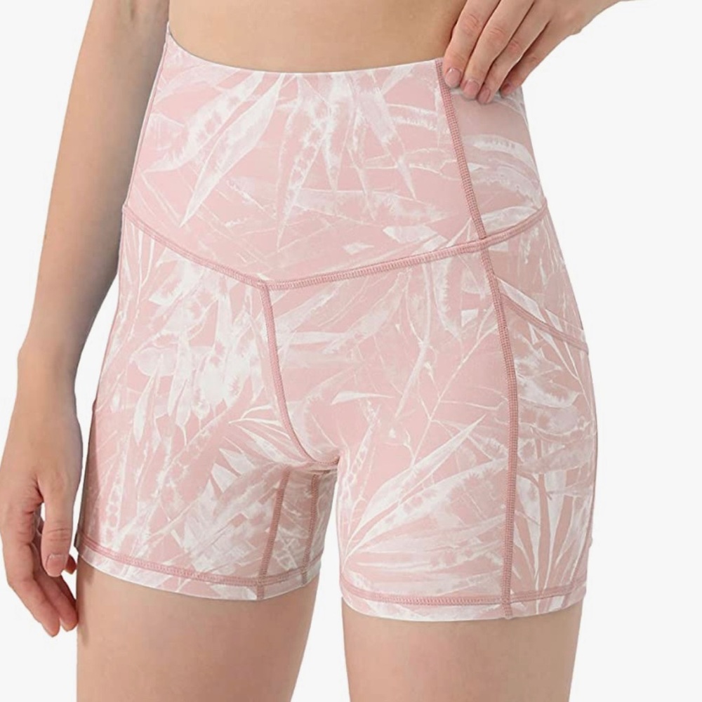 Pink 5” Women’s Workout Shorts - Size Large - never worn